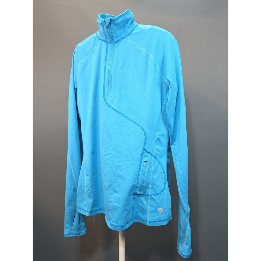 mountain hardwear 1/4 zip womens Light Weight Size US M Aqua